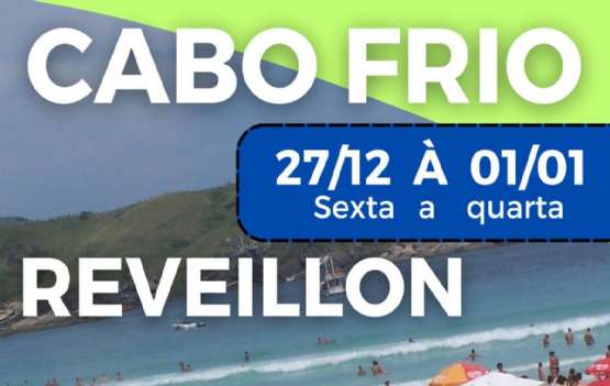 CABO FRIO  - REVEILLON  -  NO CARIBE BRASILEIRO - PRAIA E SOL 